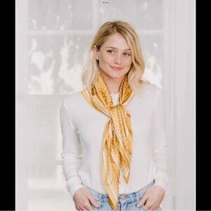 Cleobella Marigold polka dot scarf BNWT